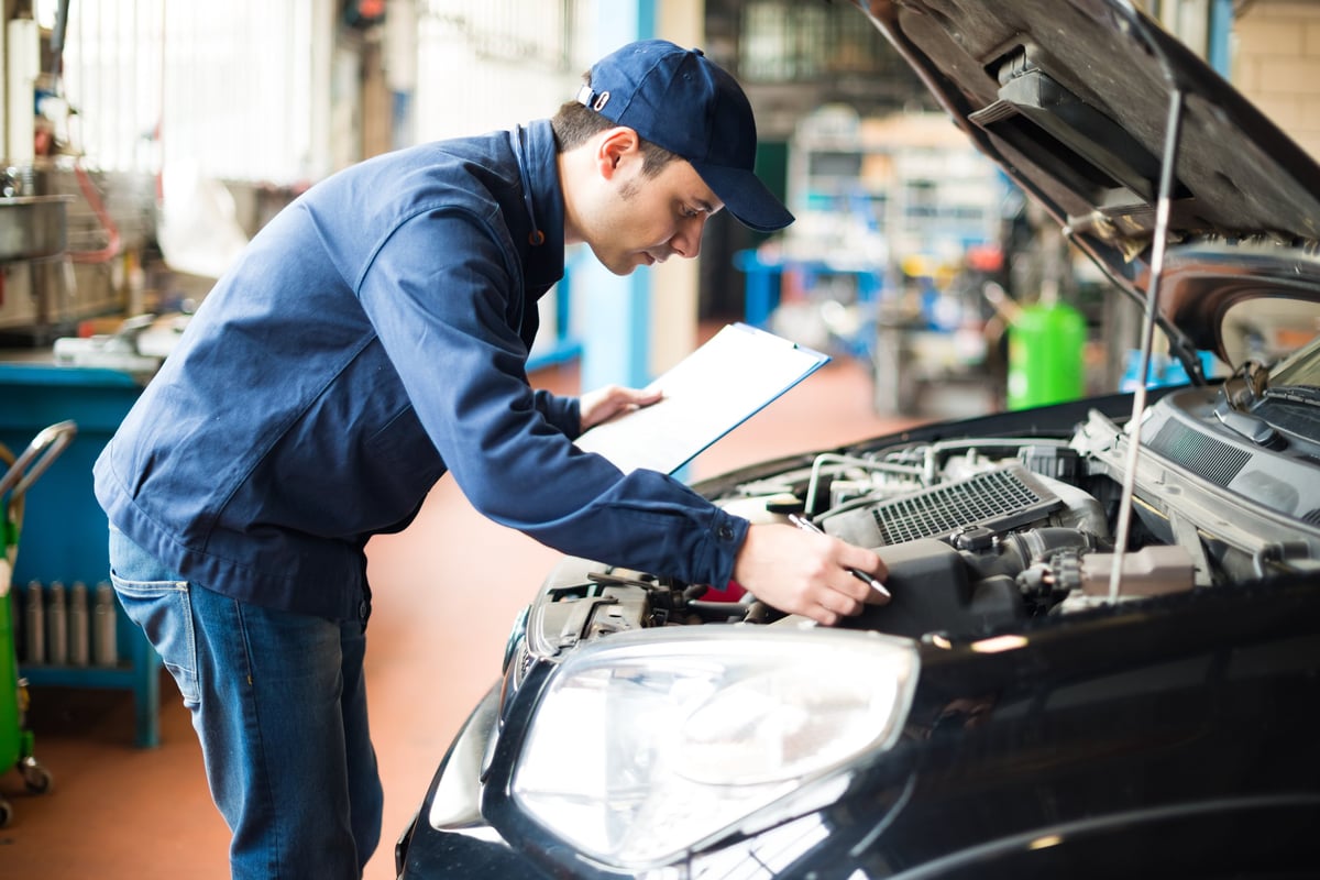 Mechanic at work